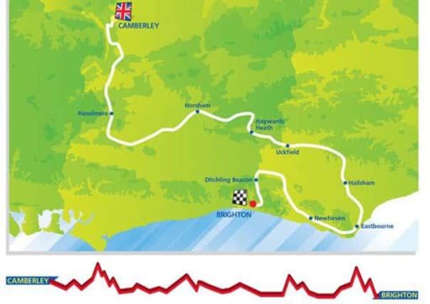 Tour of Britain route