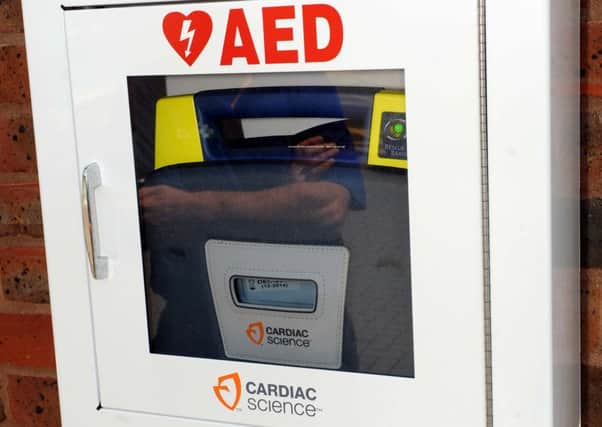 A defibrillator similar to the one stolen from Burpham