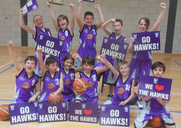 Sussex champions Horsham Hawks U11 and (below) Josh Lea-Clayton and Antonio Lozz, who have been selected for the South East England squad.