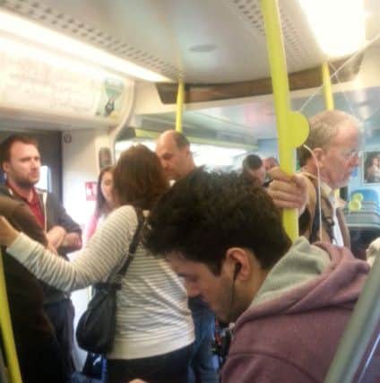 Passengers stuck on train which collided with concrete slab near Ifield