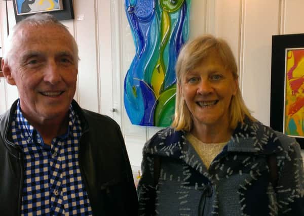 Richard and Pamela Duffield at the Forge Gallery