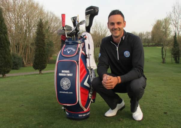 Michael Farrier-Twist has secured a place on the 2014 PGA EuroPro Tour
