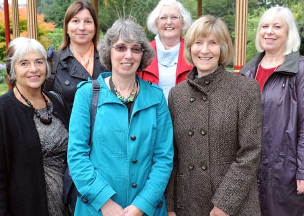 JPCT 011013 S13391770x Trudi Mitchell, Angela Koch, Frances Haigh, Mary Crosby, Diane Sumpter and Jane Apostolou -photo by Steve Cobb ENGSUS00120130210103617
