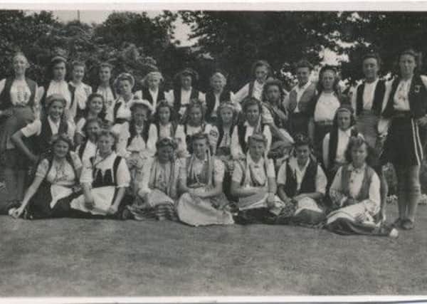 Worthing Grammar School girls in 1947 or 1948
