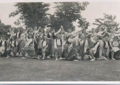 Worthing Grammar School girls in 1947 or 1948
