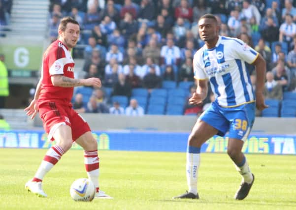 Rohan Ince in action for Albion last season