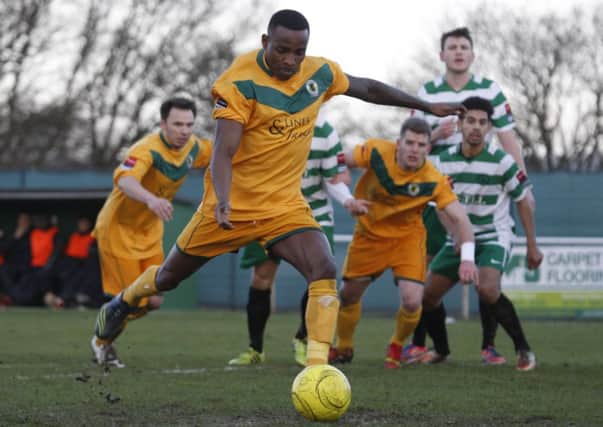 Tony Nwachukwu made sure of the points with Horsham's second goal