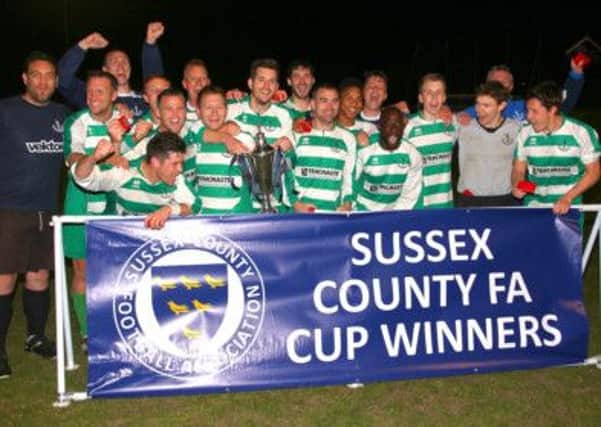 Hurstpierpoint celebrate. Picture by Terry Buckman