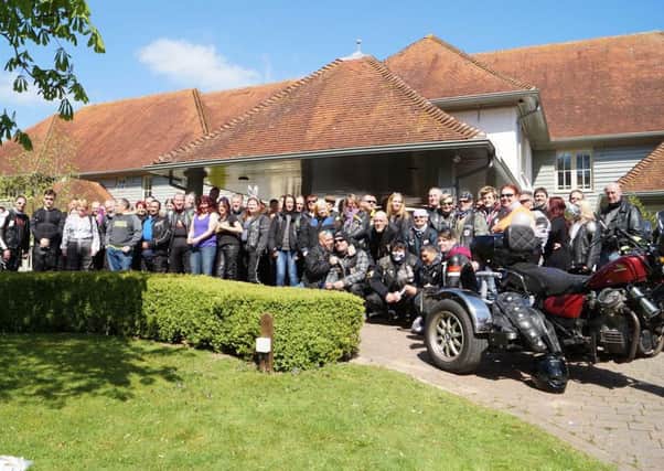 Bikers delivered Easter eggs and toys to Chestnut Tree House Children's Hospice