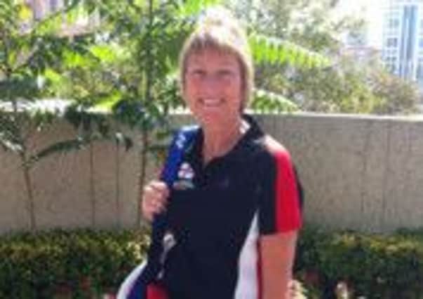 Cathy Bargh reached the semi-finals of the over-50s women's singles in Hertfordshire