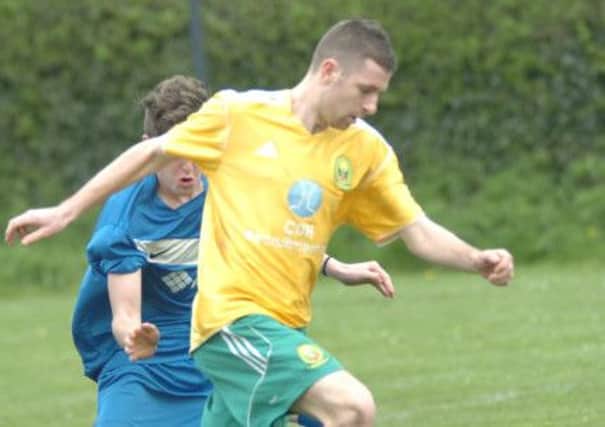Mike Booth scored a hat-trick in Westfield's 7-0 victory at home to Seaford Town