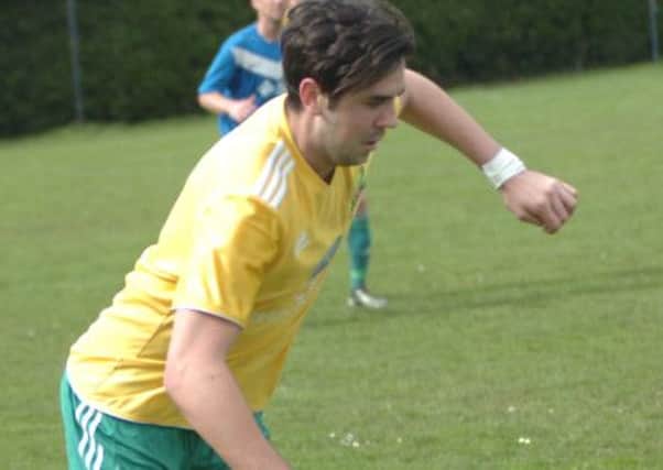 Sam Willett had one of Westfield's best efforts during their narrow defeat to Eastbourne United AFC