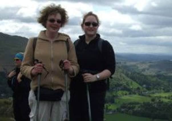 Edwina Weekes (left) and Karen Goldstraw (right) will hike through Peru for four day at altitudes of up to 4200m