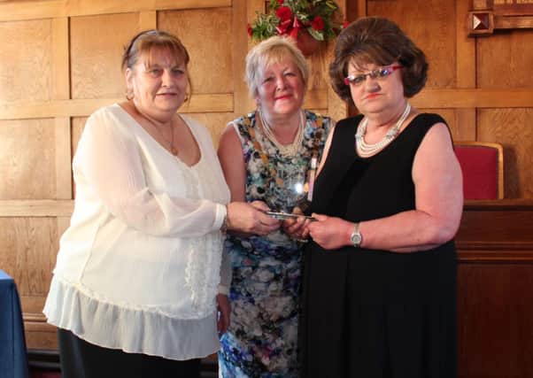 Littlehampton Carnival Association president Fredha Hughes, right, with committee member Lynn Martin and the town's mayor Joyce Bowyer during the annual Merit Awards