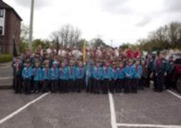 1st Ninfield Scout group at the St George's Parade on Sunday April 27, 2014 SUS-140429-093631001