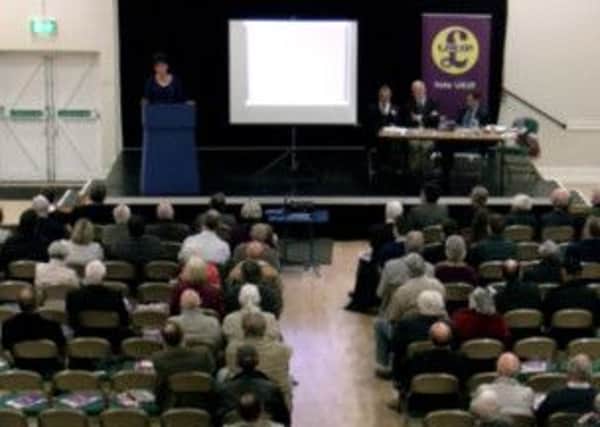Horsham UKIP hold a public meeting in the Drill Hall, Denne Road - picture submitted
