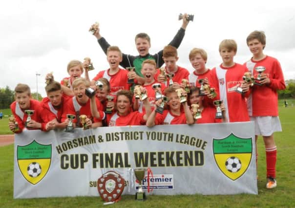 Roffey Robins U13s won their cup in extra-time