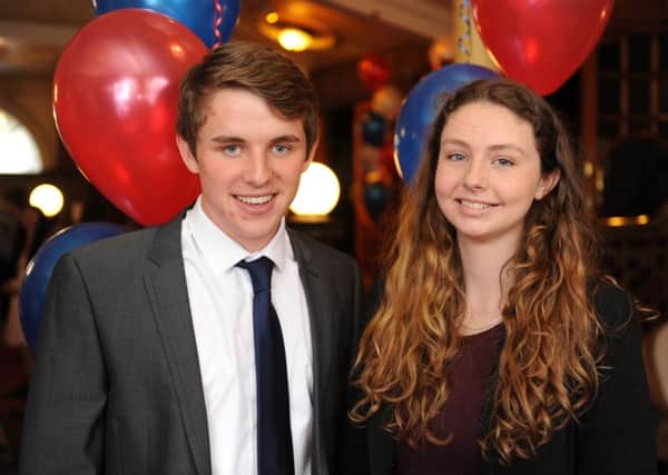 Head boy and girl, Jack Crossfield and Holly Duckett. Photo by Derek Martin D14181140a