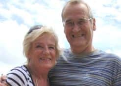 Ken and Dorothy Swallow on their 50th wedding anniversary ENGSUS00120140701140714