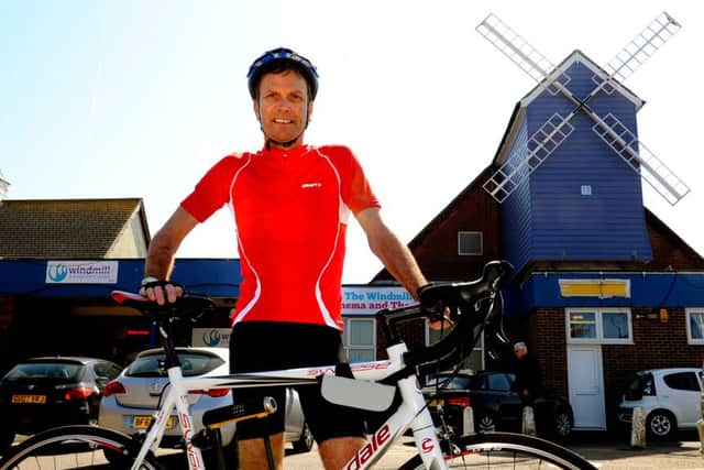 Dr Tim Kimber will be doing the London to Brighton Bike Ride to raise money foy The Windmill Entertainment Centre, Littlehampton. Photo by Derek Martin