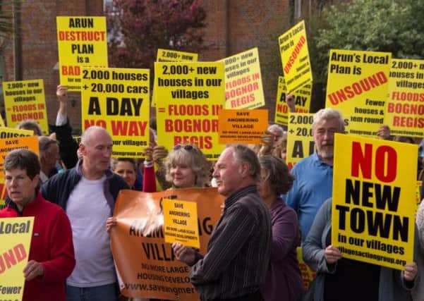 Campaigners fighting plans for new homes in Barnham, Eastergate and Westergate
