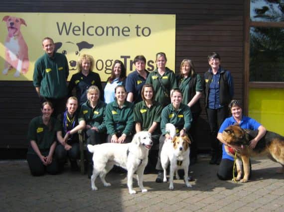 Dogs Trust staff at Shoreham