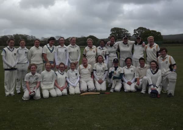 St.James Montifiore hosted the Royal Brussels womens cricket team