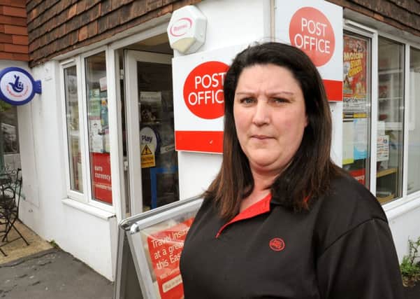 Tracey Bognar, sub-postmaster at Upper Beeding Post Office, which may face closure D14201951a
