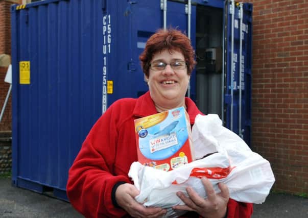 Hazel Cooper, of the Littlehampton Food Bank