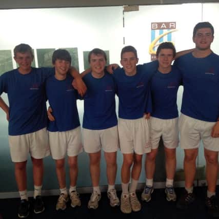 The Bexhill College indoor cricket team which came runners-up at the National Schools' Finals (SUS-140514-092035002)