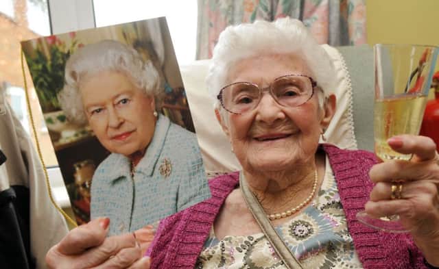 100-year-old Lillian Hill from Lancing