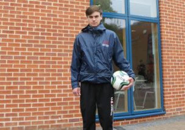 Bexhill College student and Little Common footballer James Vaughan has been awarded a scholarship to the United States