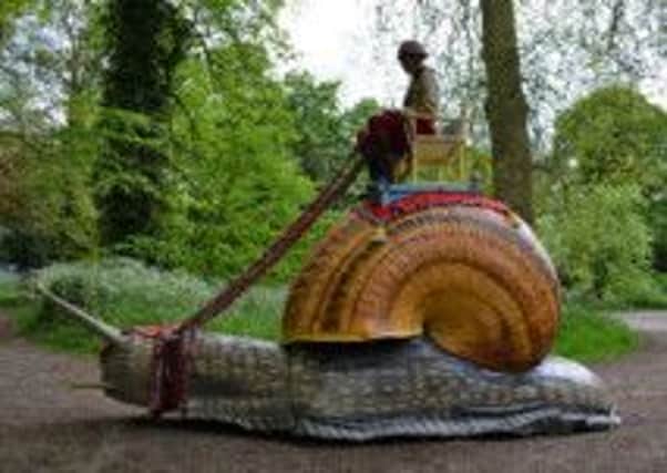 The Giant Snail from the Insect Circus