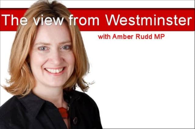 The View from Westminster with Amber Rudd MP