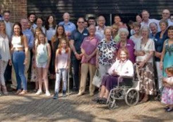 Four generations of the Scott family met in Crawley last weekend
