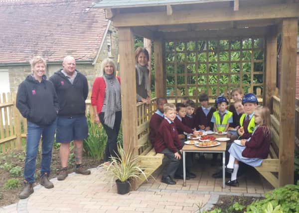 Opening of garden at Handcross Primary School