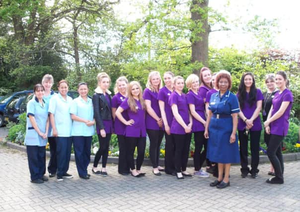 Westlake House Care Home and Central Sussex College mark Nurses' Day SUS-140523-101425001