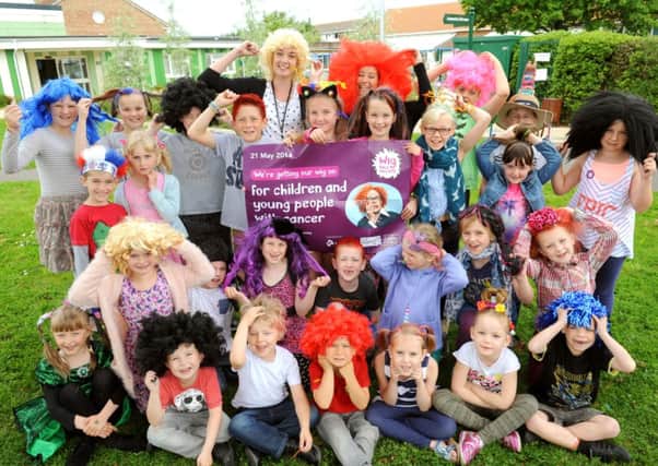 LG 210514 Wig Wednesday at White Meadows Primary Academy, Wick. Photo by Derek Martin