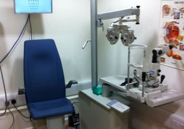 New optometry epuipment in the Martin Steels opticians in Storrington - pictucre submitted