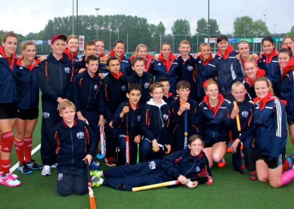 Buckswood Hockey tour with the England Hockey team in the Hague. SUS-140528-141934001