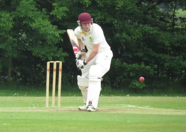 Tom Woodhall who batted almost through the innings for Ansty