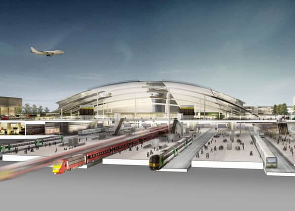 Transport hub at Gatwick Airport (submitted).