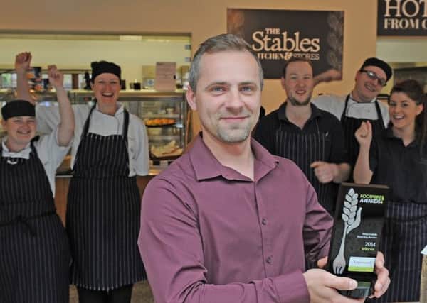 Deputy catering manager Pawel Zelewicz and some of The Stables restaurant team at Wakehurst