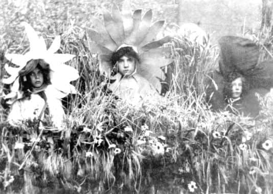1906 carnival. Flowers of Preston, with Lily Hills, 14, as the central flower. Lily lived at Baytrees, in The Street