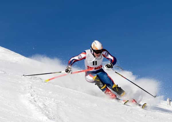 Paul Halliwell's photo of a naval skier which won the Royal Navys annual Peregrine Trophy photographic competition 2014 - submitted