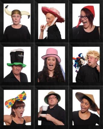 Southwick Players cast for Just for Laughs Again! included, clockwise from top left, Candy White, H Reeves, Sarah Fulton, Mark Best, Sarah Milner and Chris Tonkinson