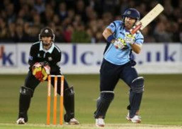 Michael Yardy batting for Sussex County Cricket Club ENGSUS00220140402092142