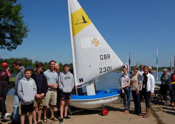 Cranleigh Prep School pupils raised money to buy a new boat for charity SUS-140606-152036001