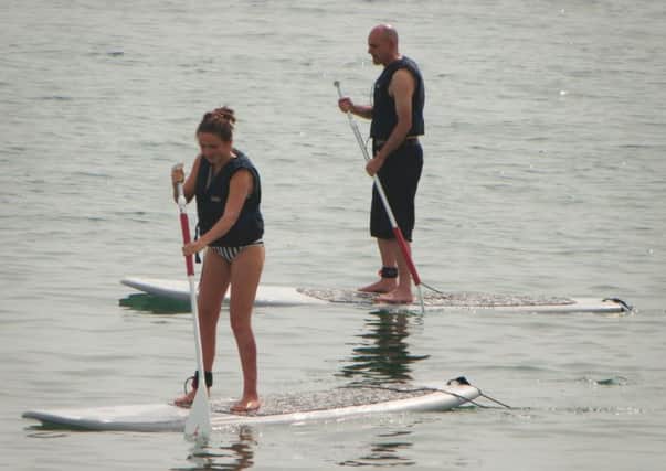 The stand-up baddle boarding concession returns to Shoreham Beach