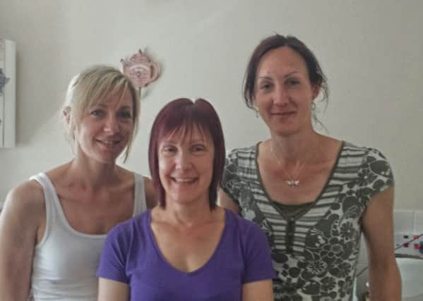 Left to right: Annette Gaydon of Littlehampton, Michelle Johnston of Lancing and Nicola King from Lancing SUS-141006-101442001